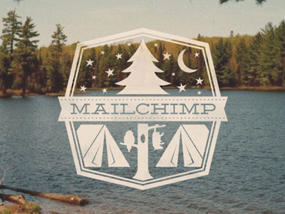 Camp MailChimp camping mailchimp outdoors stars summer