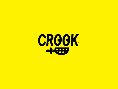 Crook brand crook ding dong eyes icon identity knife mark mouth thieve type
