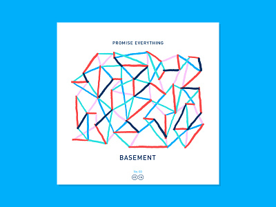 10x16 — #3: Basement - Promise Everything 10x16 abstract album artwork art color illustration music