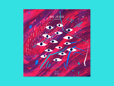 10x16 — #1: Big Jesus - Oneiric 10x16 abstract album artwork art color illustration music