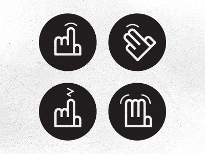 Booger Pickers booger finger hand icon identity illustration mark