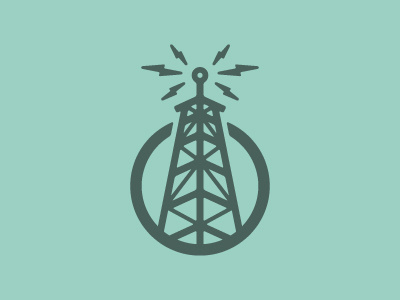 Transmission badge broadcast lightning mystery radio tower transmission