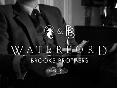 Waterford & Brooks Brothers art direction brooks brothers elegant logo design photography waterford