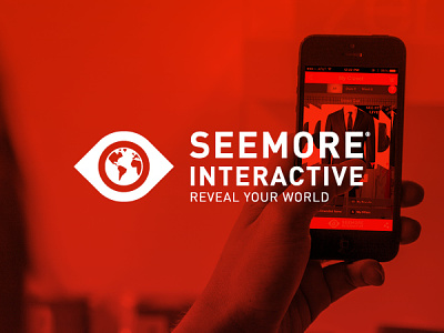 SeeMore Interactive branding eyecon icon logo design simple tech