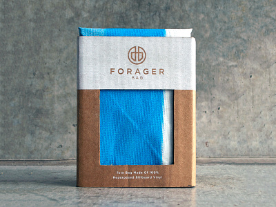 Forager Bag Packaging bag billboard eco friendly logo design package packaging product design silkscreen sustainable