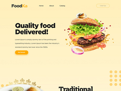 Web design for a Restaurant