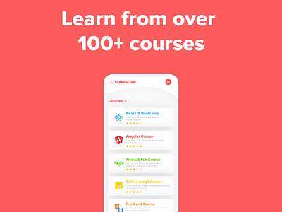 Learnscode - Modern app design