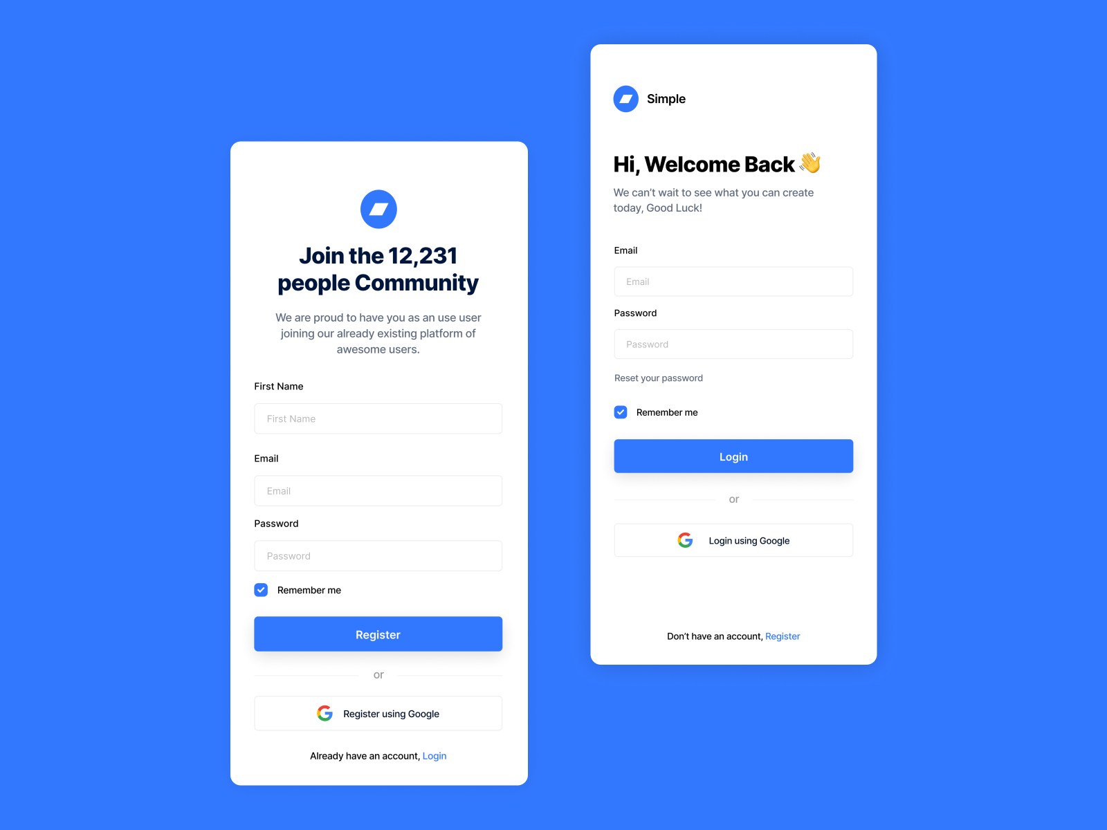 Simple Online Community App Design by Shanjai Raj on Dribbble