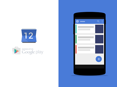 Holo Countdown android android app app flat google google playstore holo countdown icon redesign