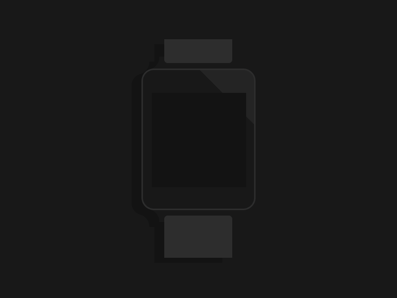 Booting Android Wear android android wear animation bootanimation flat gif google illustration lg mockup smartwatch watch
