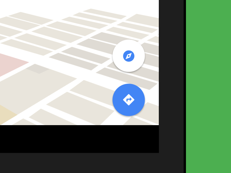 Google Maps - morphing glyph icon gps fab google maps android lollipop android material design google google design photoshop after effects