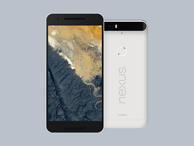 Nexus 6P (.AI Freebie) android lollipop android marshmallow freebie google google design huawei illustrator material design nexus 6p phone