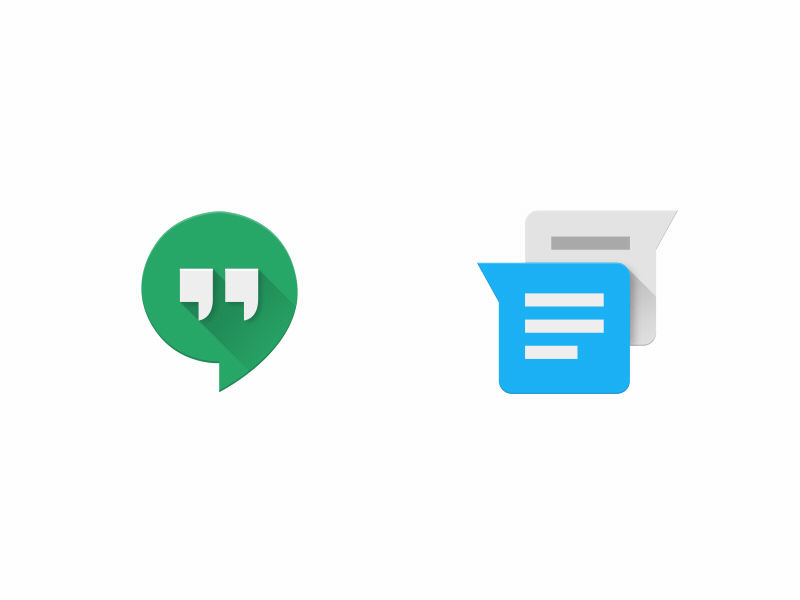 Hangouts & Messenger after effects android animation google design hangouts illustrator material design messenger