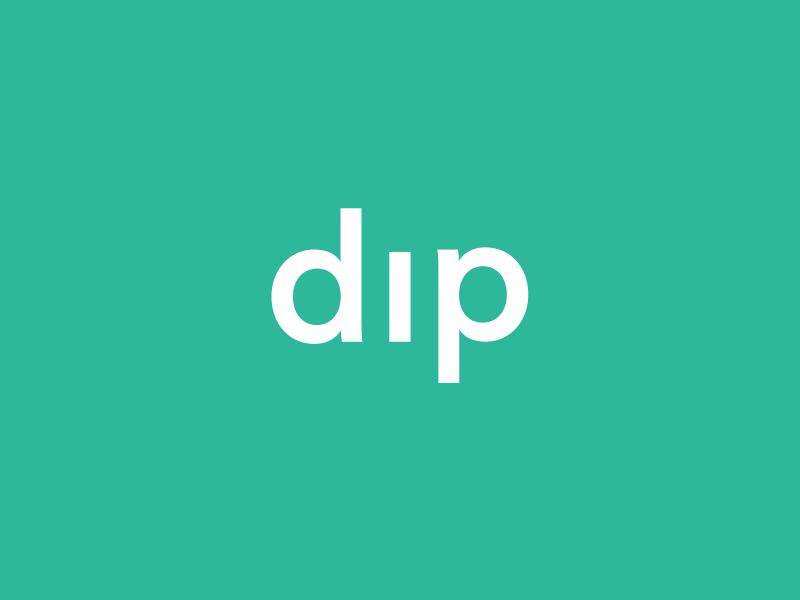 Animated dip logo after effects animation gif illustration logo