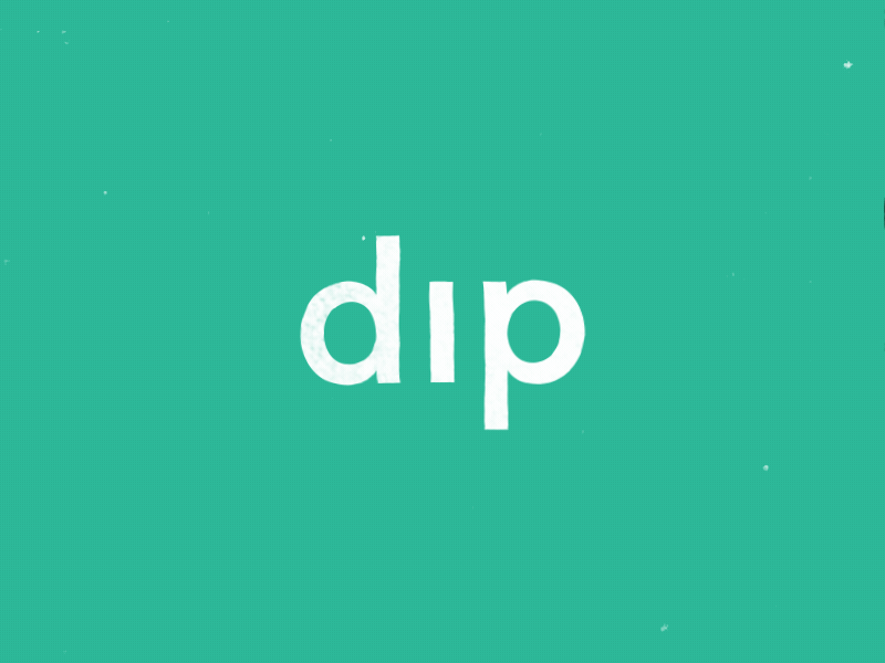 Animated dip logo after effects animation gif illustration logo