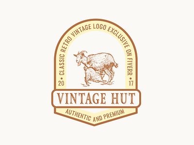 Awesome retro vintage logo design