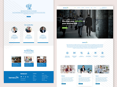 Financial consulting Website Design branding