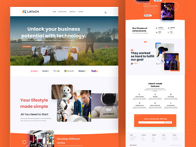 Technology website Landing page Ui design branding design graphic design landing page technology ui ui design userinterface ux website website design