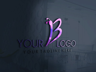 Butterfly Logo brand butterfly colorfull design logo