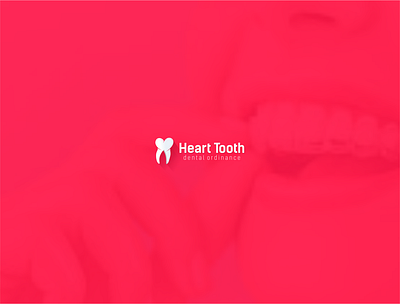 HeartTooth dentistry design logo