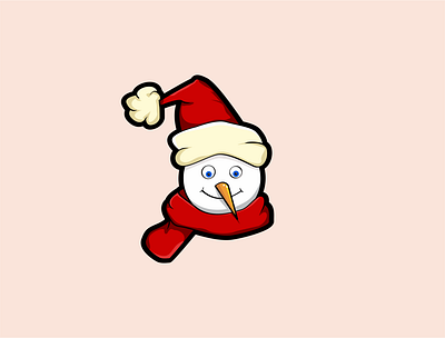 Snowman Character Illustration cartoon comic character christmas cute design fun funny illustration mascot mascote