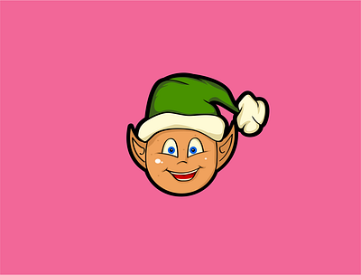 Elf character Illustration branding cartoon comic character christmas cute design funny illustration mascot mascote