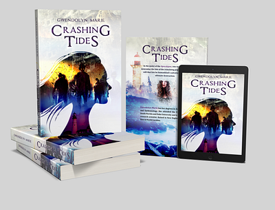 Book Cover Crashing Tides apocalypse book cover design ebook zombie