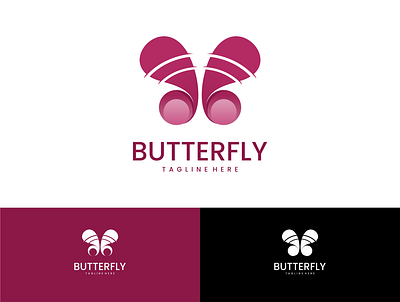 Ultrasound Butterfly Logo butterfly butterfly logo clean logo simple ultrasound