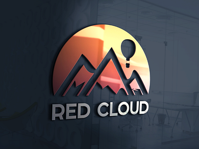 RedCloud adventure cloud design logo red