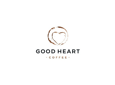 goodheart coffee art coffee design good heart icon illustration logo vector