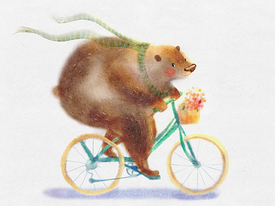 Best bike ride artwork book illustration character design childrens book illustration drawing illustration procreate