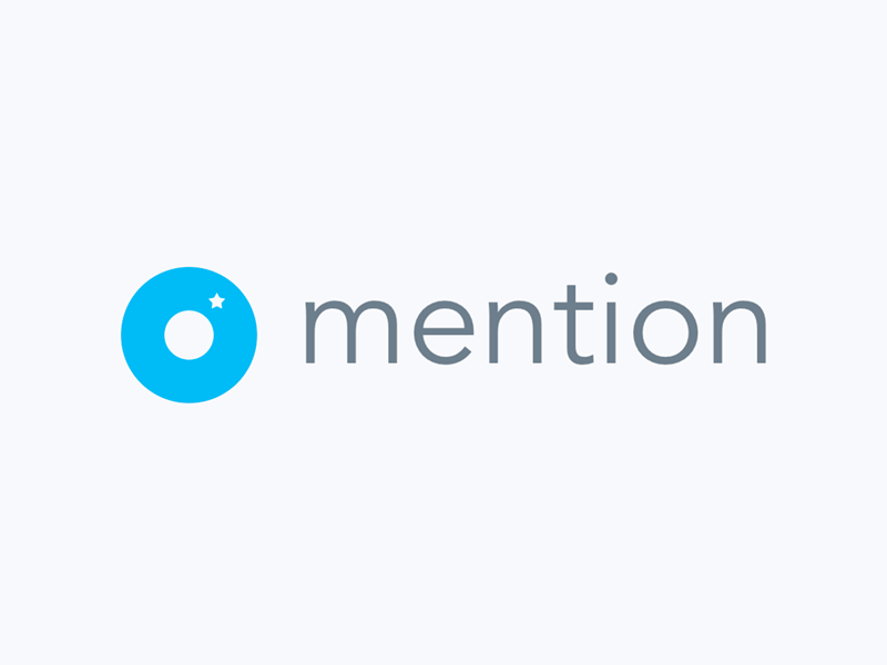 [old work] Mention rebranding icon identity logo logotype minimalist old work rebranding star