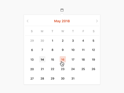 Date Picker calendar date picker sketch ui ux website