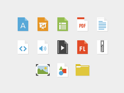 file type icons