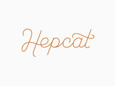 hepcat 2013 | title cursive lettering script