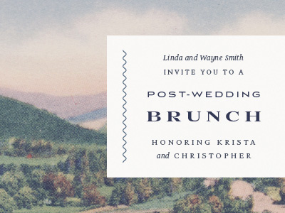 chris and krista | brunch