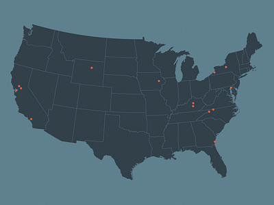 american soil | map