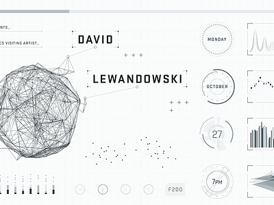 david lewandowski 3d animation chart data graph infographics interface motion graphics trailer ui