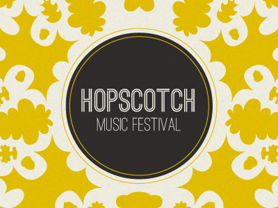 hopscotch guitar design illustration