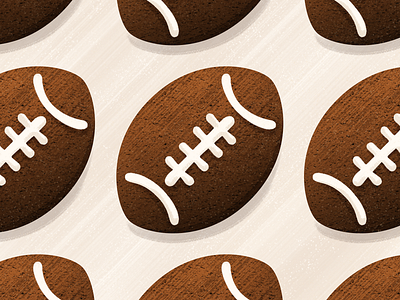 Football cookies baking cookies food football icing illustration