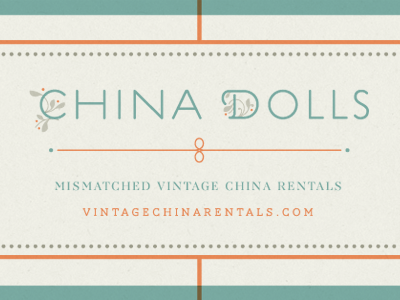 china dolls business card conqueror estilo identity logo ornament