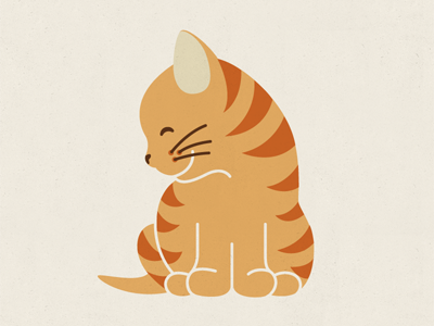 hepcat kitten cat illustration kitten