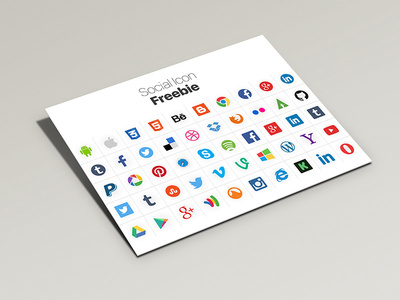 Social Icons Free-Psd