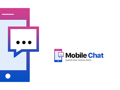 Mobile Chat Logo & Icon