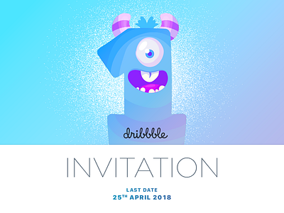 Dribbble Invitation dribbble invitation invitation