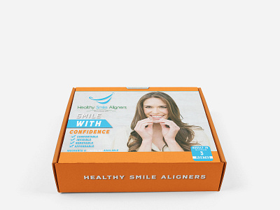 Healthy Smile Aligners adobe photoshop design packing