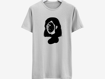 Girl without face design illustration product t shirt t shirt design t shirts tshirt art tshirt design tshirtdesign