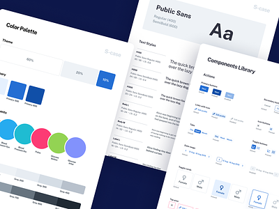 S-Case Style Guide color palette components design system designsystem guide guidelines library pattern library style guide style guides styleguide typography ui components ui elements ui kit visual language