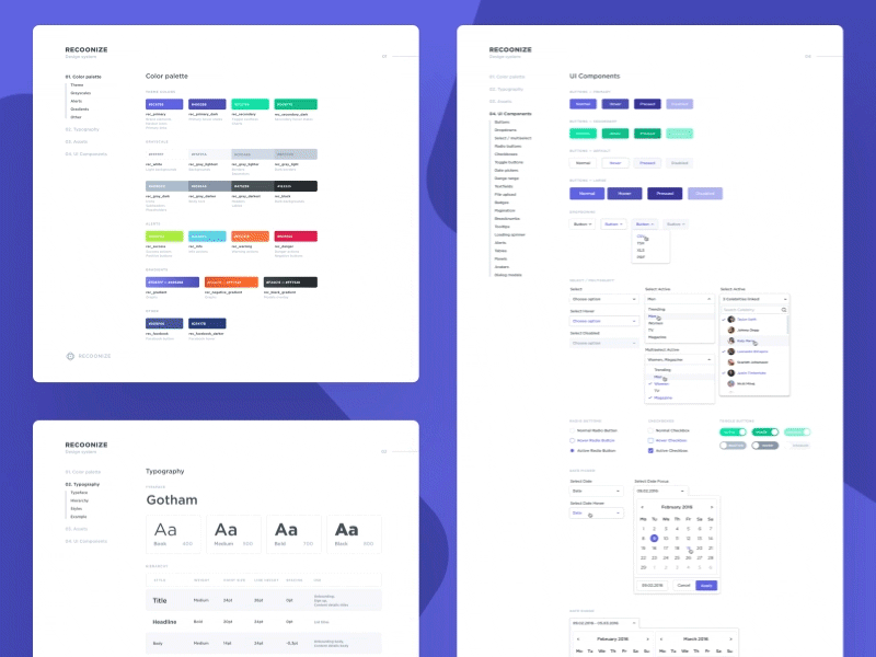 Design System colors palette components design system guide guidelines icons library pattern library style guides typography ui elements visual language