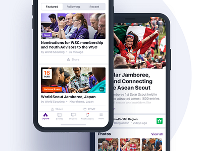 Scouts mobile iOS app